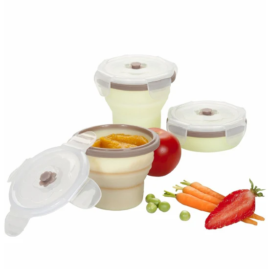 babymoov Silicone Container Set - 3 Pack - Image 2