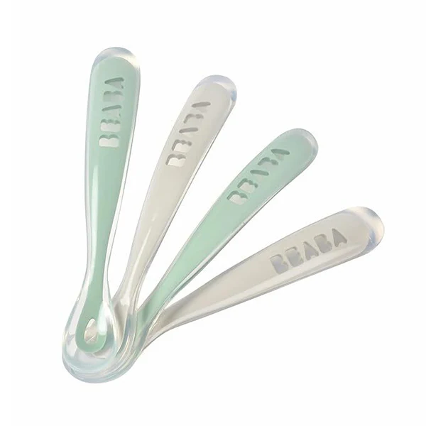 Beaba Stage 1 Silicon Spoon 4PK - Image 18