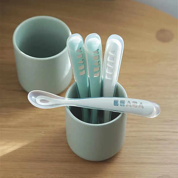 Beaba Stage 1 Silicon Spoon 4PK - Image 5