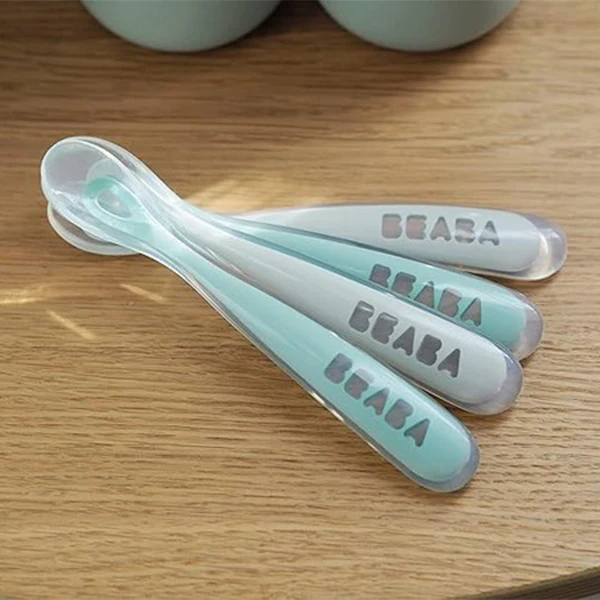 Beaba Stage 1 Silicon Spoon 4PK - Image 7