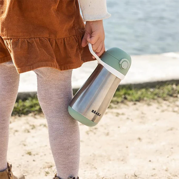 Beaba Stainless Steel Kids Water Bottle - Image 10
