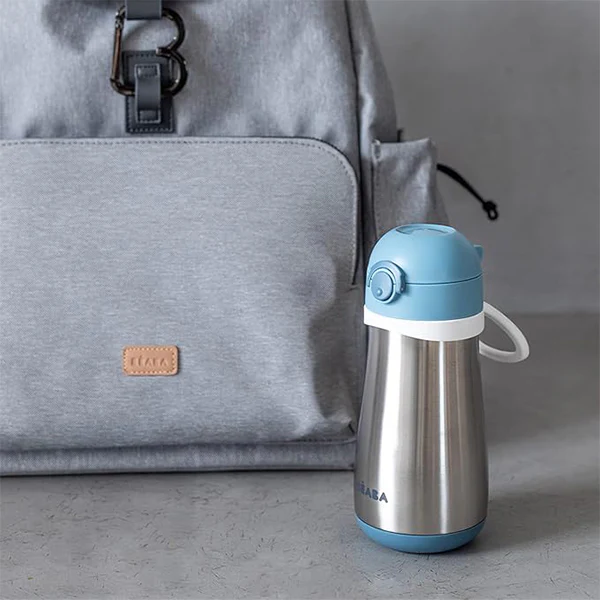 Beaba Stainless Steel Kids Water Bottle - Image 6