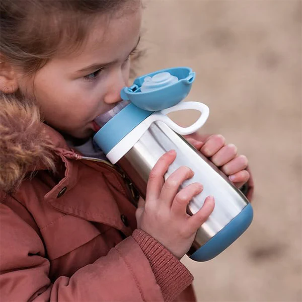 Beaba Stainless Steel Kids Water Bottle - Image 7