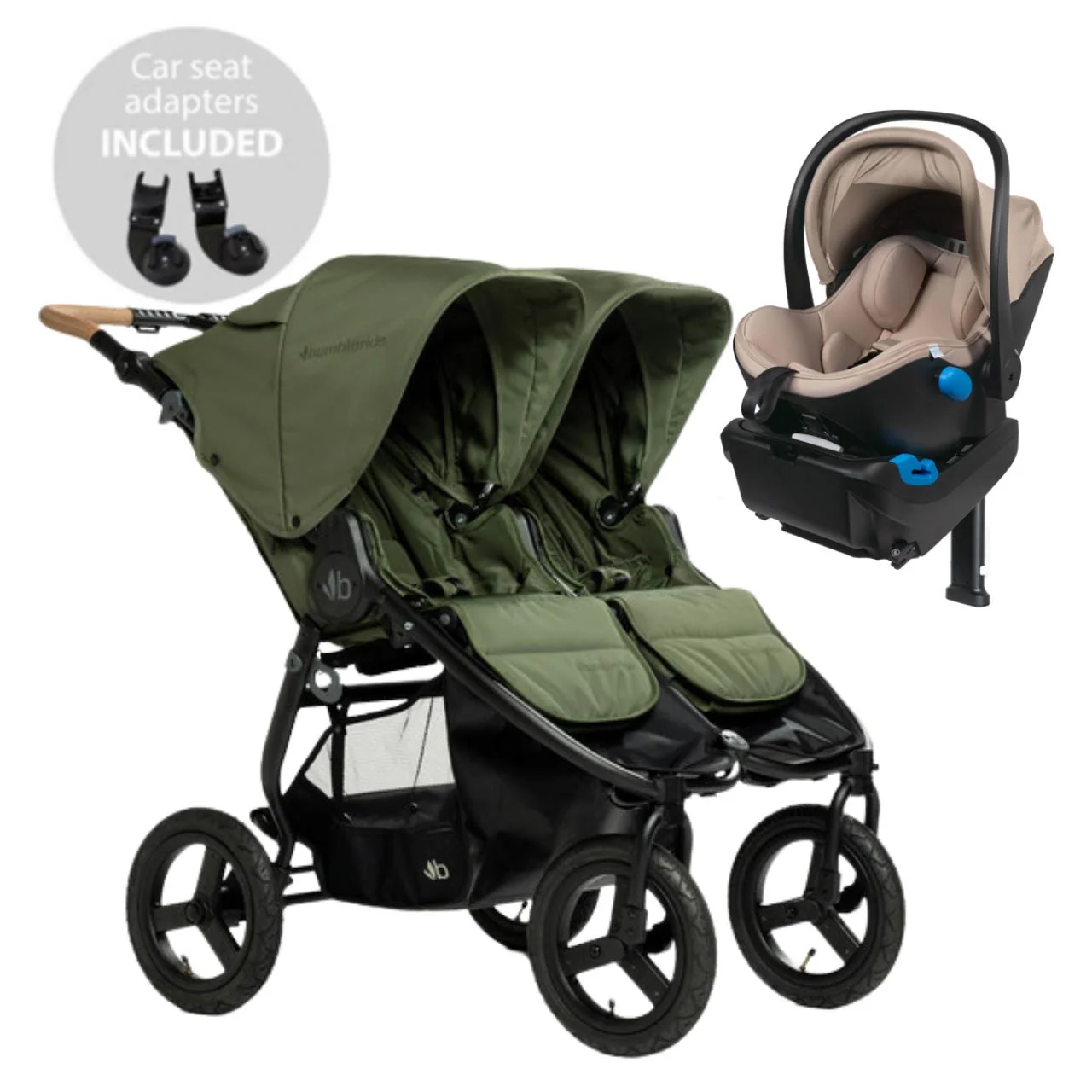 Bumbleride Indie Twin + Clek Liing Travel System - Image 16