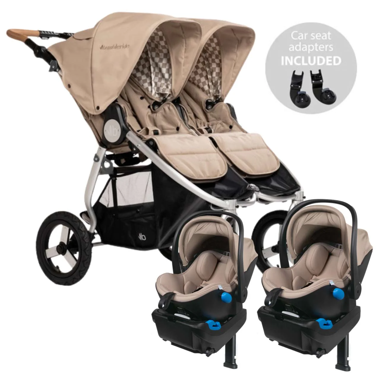 Bumbleride Indie Twin + Two Clek Liings Travel System - Image 13