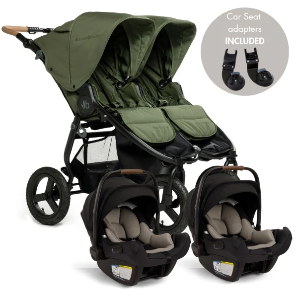 Bumbleride Indie Twin + Two Pipa Aire Travel System - Image 9