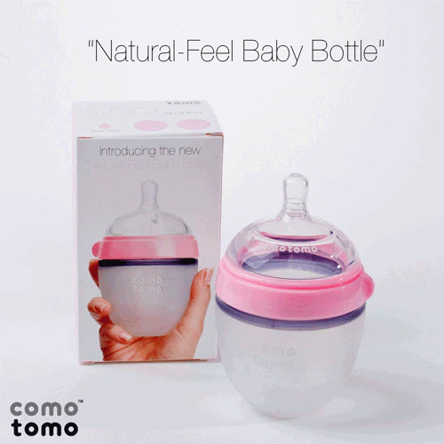 Comotomo Natural Feel Baby Bottle - 5 oz - Image 5