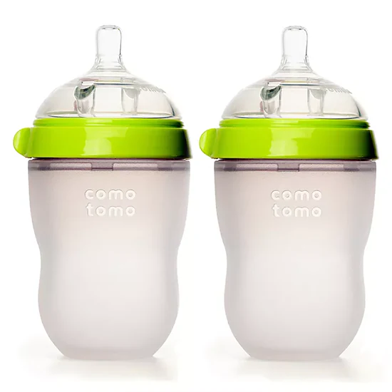 Comotomo Natural Feel Baby Bottle - 8 oz (2 Pack) - Image 2
