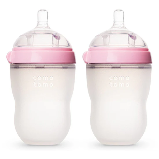 Comotomo Natural Feel Baby Bottle - 8 oz (2 Pack) - Image 4