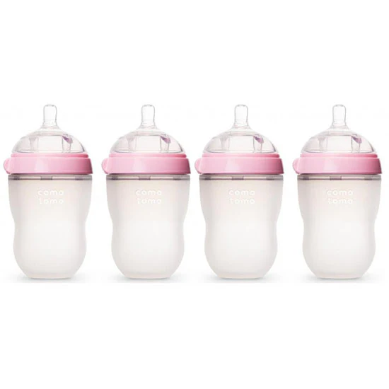 Comotomo Natural Feel Baby Bottle - 8 oz (4 Pack) - Image 6