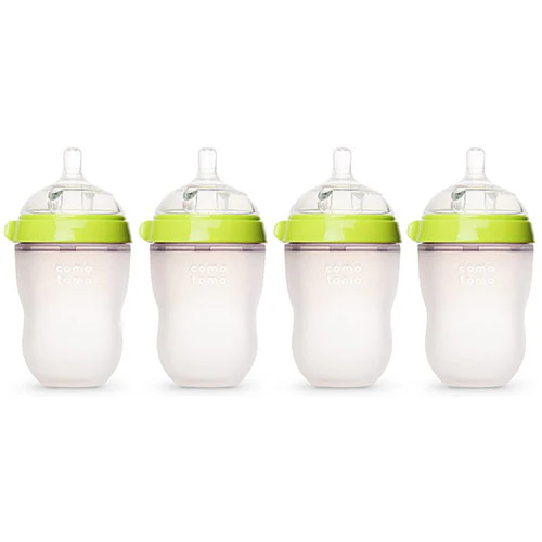 Comotomo Natural Feel Baby Bottle - 8 oz (4 Pack) - Image 7