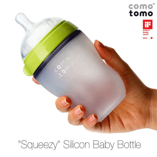 Comotomo Natural Feel Baby Bottle - 8 oz - Image 7