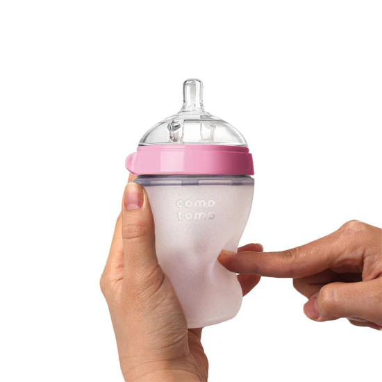 Comotomo Natural Feel Baby Bottle - 5/8 oz (4 Pack) - Image 3