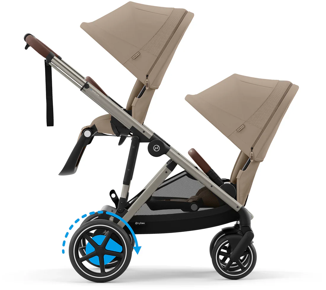 Cybex e-Gazelle Double Stroller - Image 12