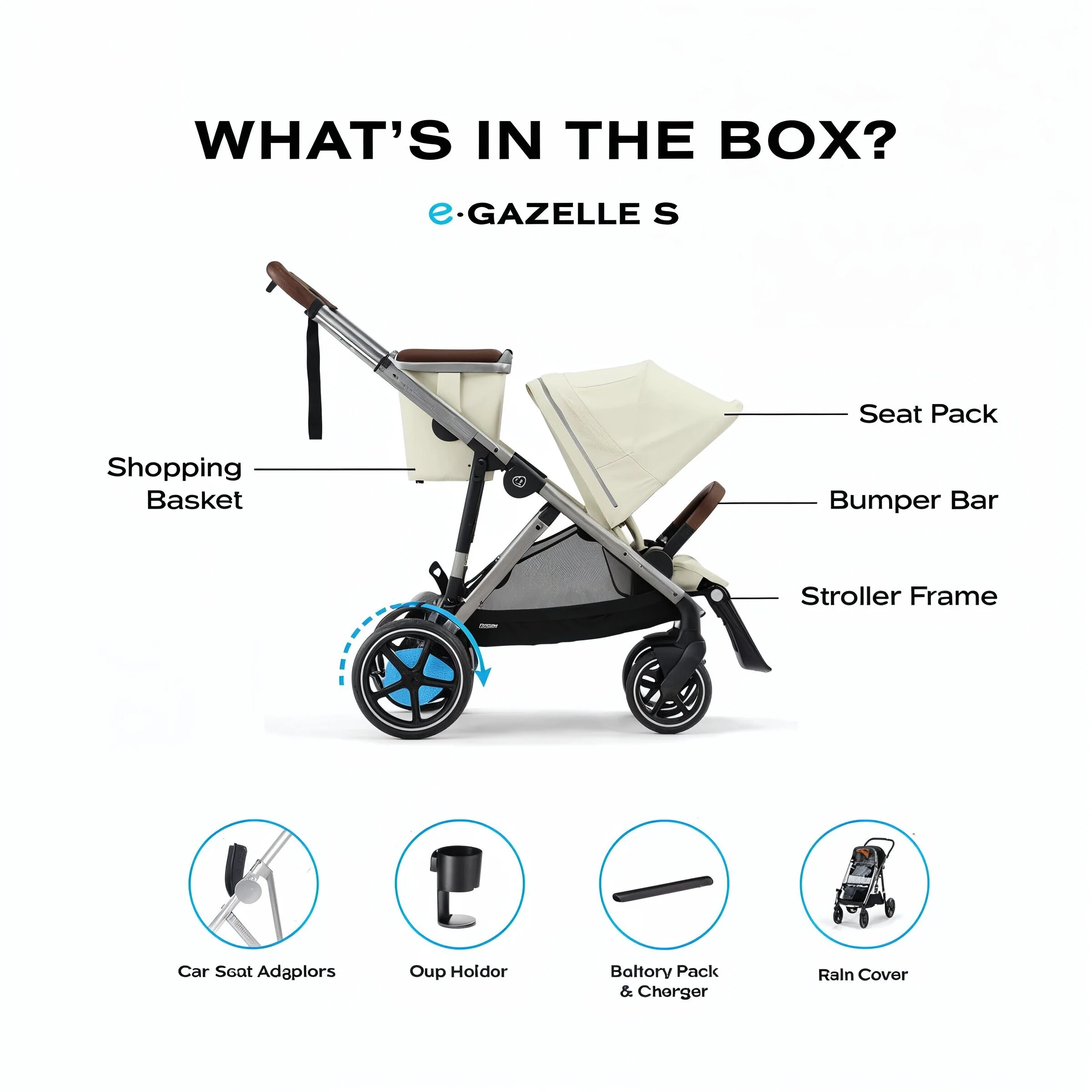 Cybex e-Gazelle S Electric Stroller - Image 4