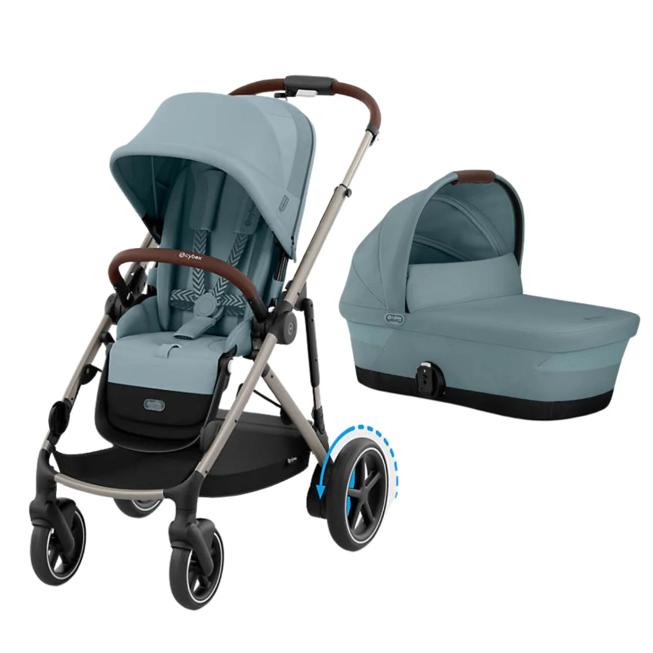 Cybex Gazelle S Stroller + Carrycot - Image 18