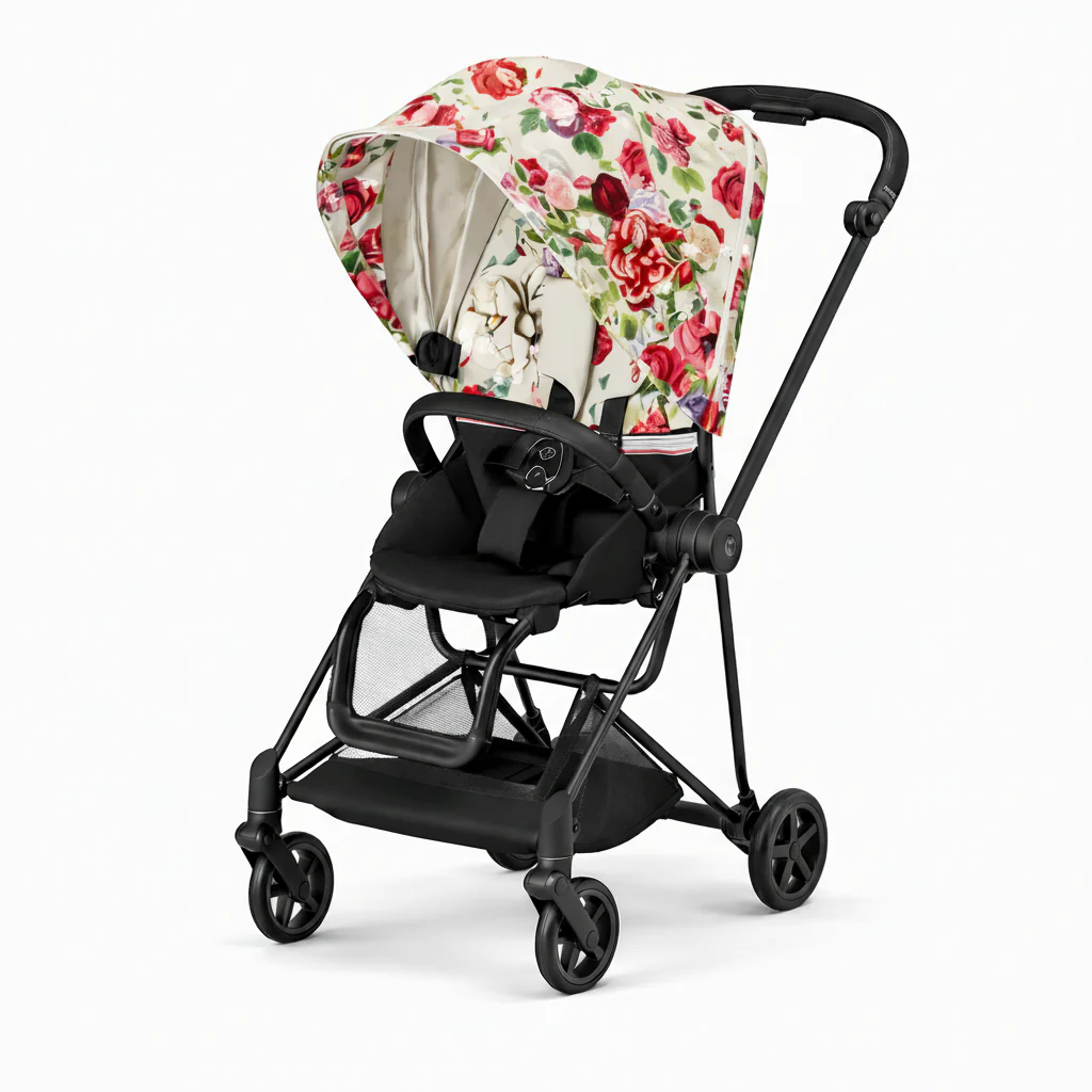 Cybex MIOS 2 Stroller - Spring Blossom - Image 12