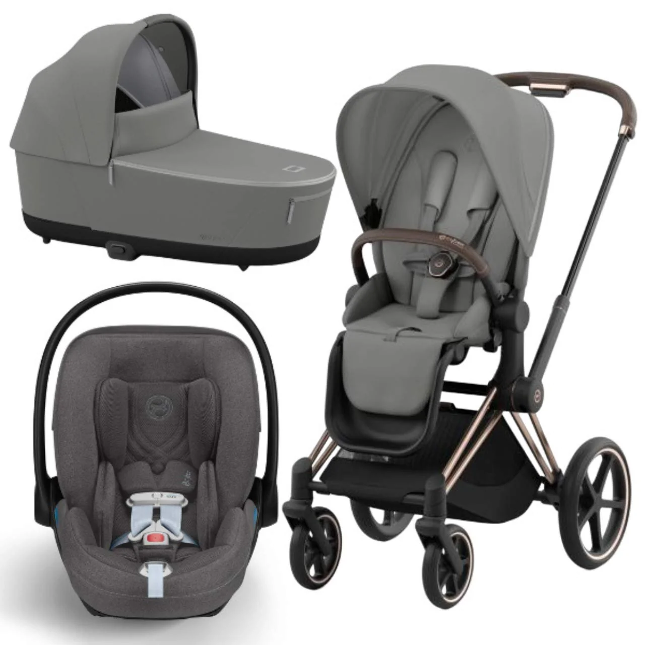 Cybex Priam 4 Newborn Stroller with Car Seat - Image 42