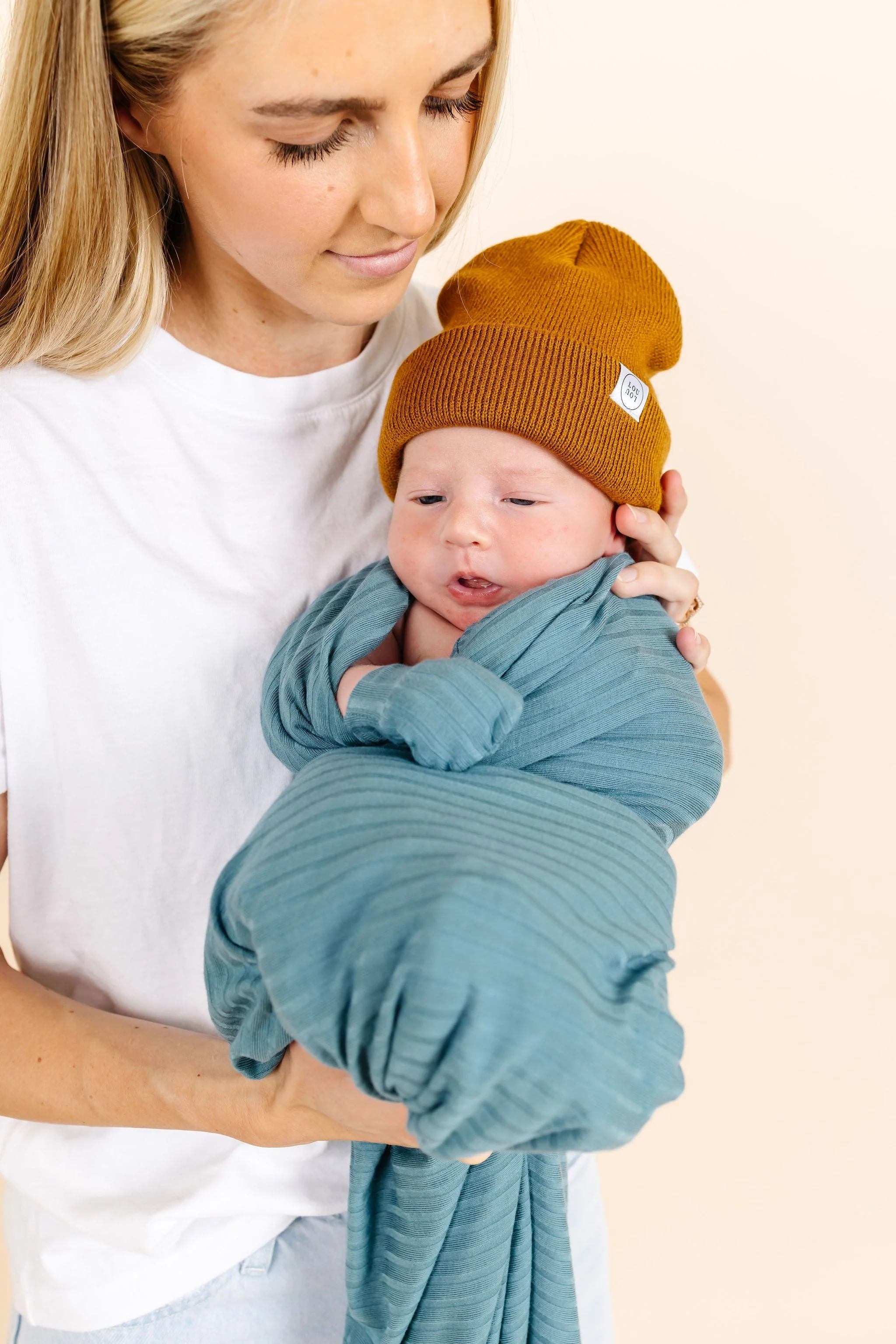 Duke Ribbed Newborn Hat Bundle (Gown) - Image 3