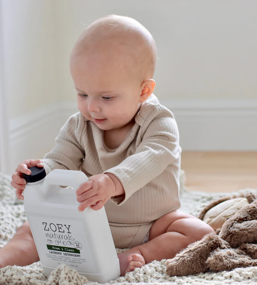 Zoet Naturals Free & Clean Laundry Detergent | Fragrance Free for Sensitive Skin, Plant Based - Image 4