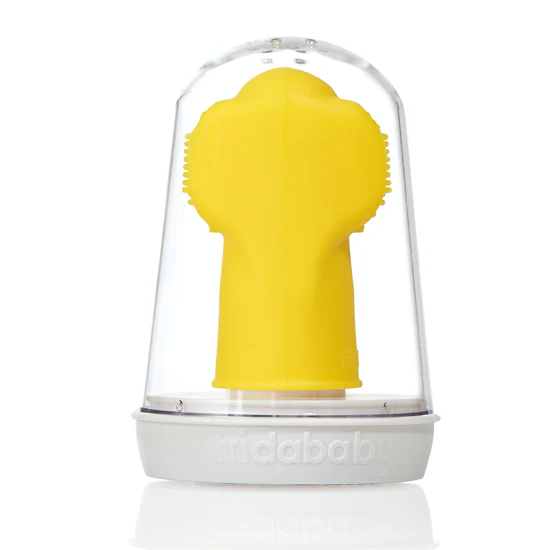 Fridababy SmileFrida the Finger Toothbrush - Yellow - Image 5
