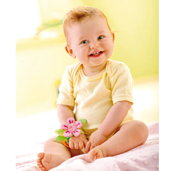 HABA Wrist Rattle Flower - Image 3