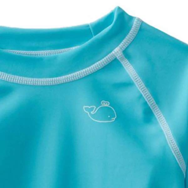 i play. Long Sleeve Rashguard - Aqua - Image 2