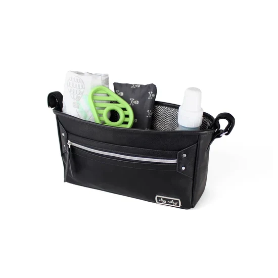 Itzy Ritzy Adjustable Stroller Caddy - Black - Image 3