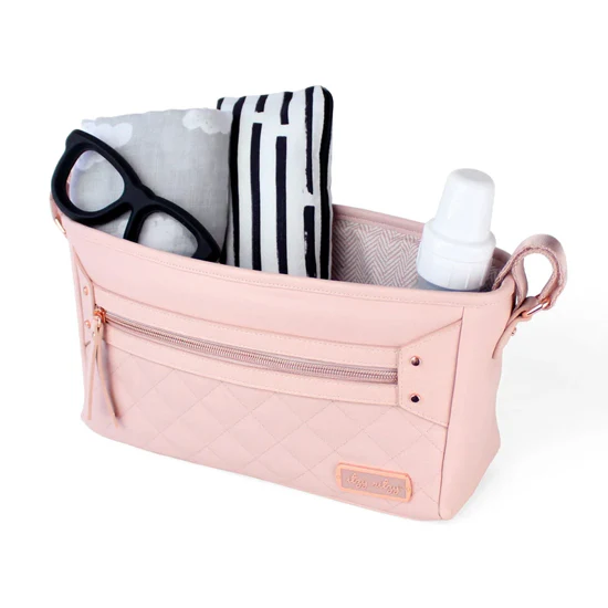Itzy Ritzy Adjustable Stroller Caddy - Blush - Image 2