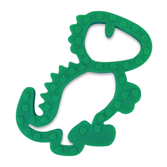 Itzy Ritzy Silicone Baby Teether - Dinosaur - Image 2