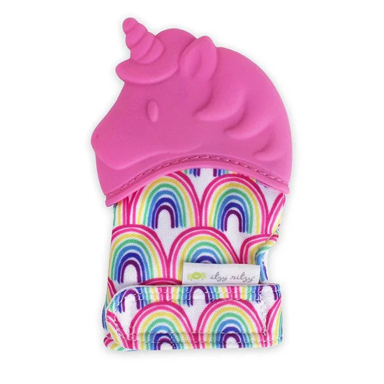 Itzy Ritzy Silicone Teething Mitt - Unicorn