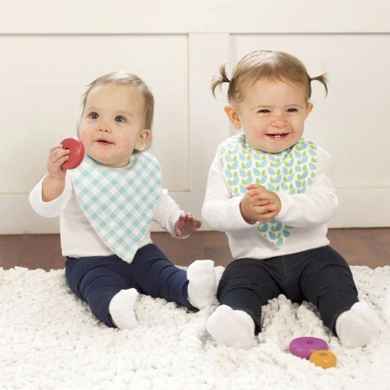 JJ Cole Bandana Bibs - Forest Flora - Image 3