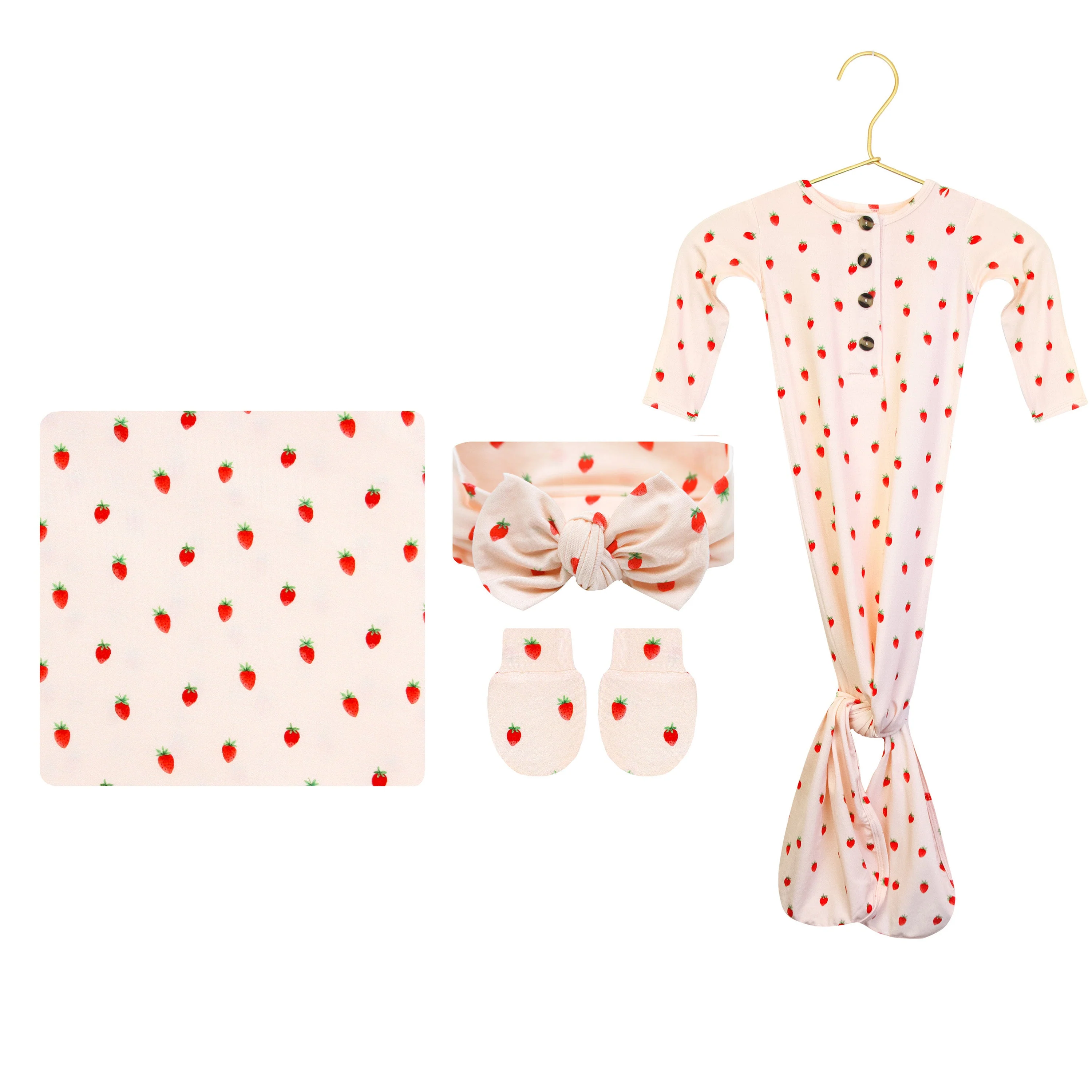 Junie Newborn Headband Bundle (Gown)