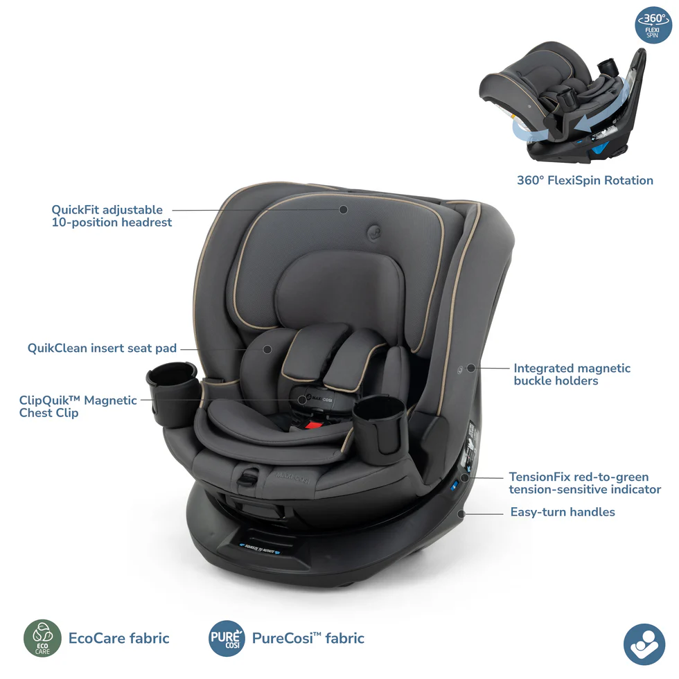 Maxi-Cosi Andi 360° Rotating All-in-One Convertible Car Seat - Image 4