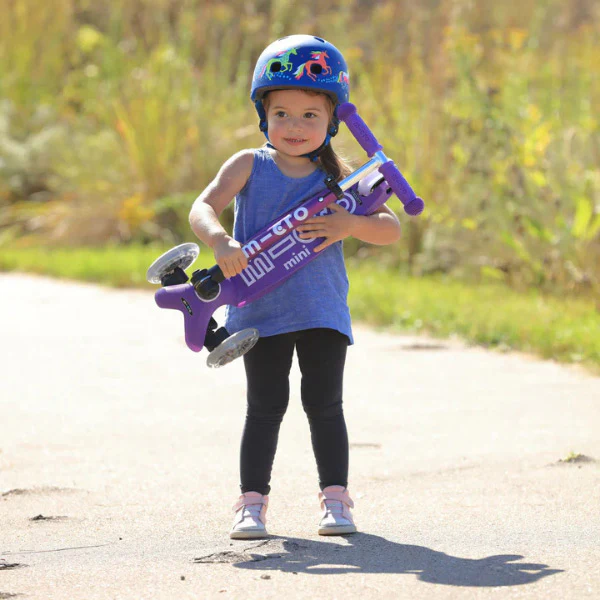 Micro Kickboard Mini LED Foldable Scooter - Image 3