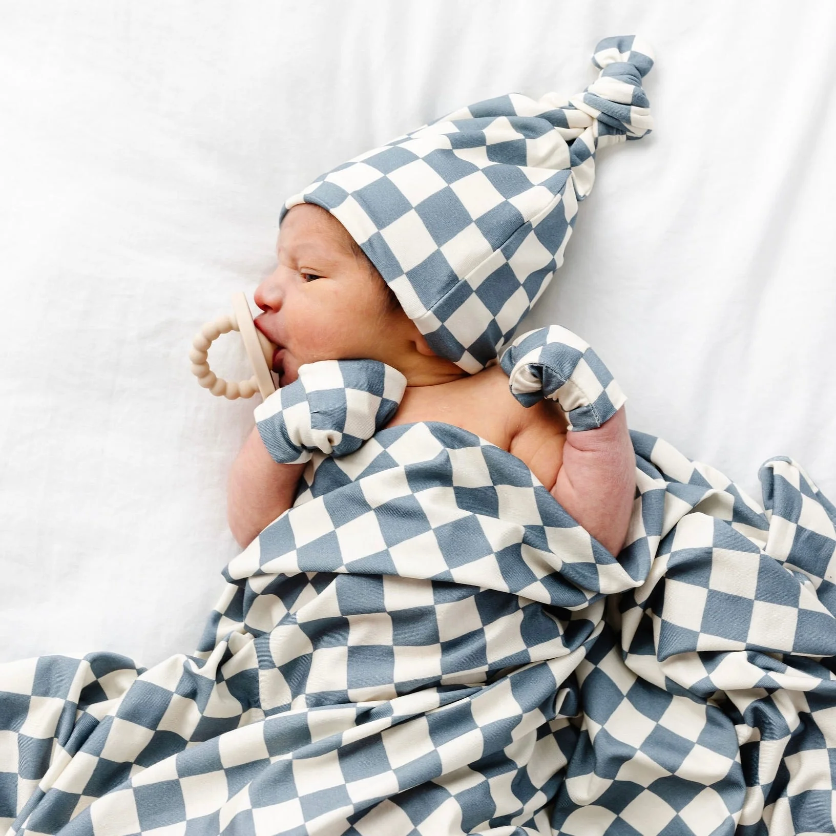 Miles Newborn Hat Bundle (Gown) - Image 2