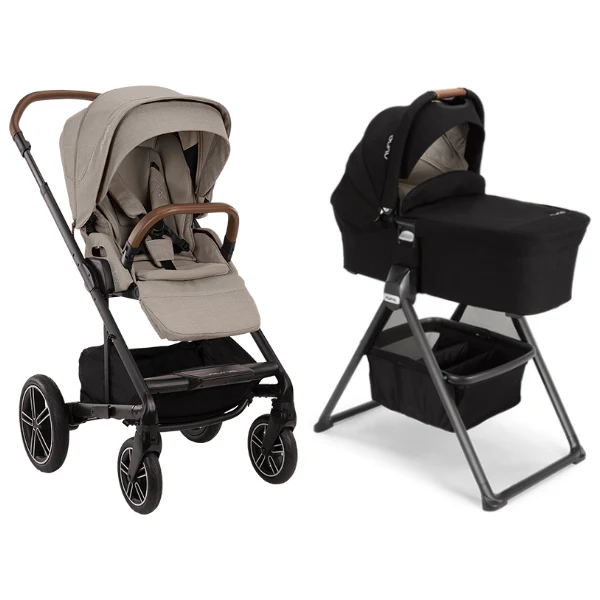 Nuna MIXX Next Stroller + Infant Bassinet with Stand - Image 11