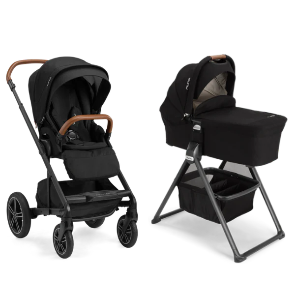 Nuna MIXX Next Stroller + Infant Bassinet with Stand - Image 9
