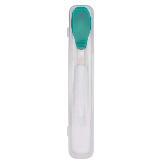 OXO On-The-Go Feeding Spoon - Teal - Image 4