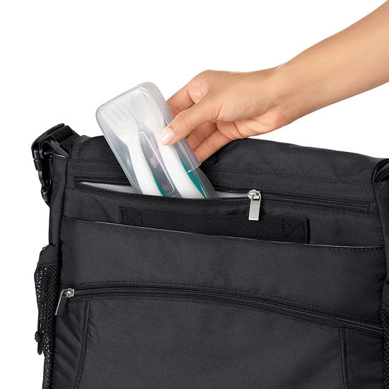 OXO On-the-Go Fork and Spoon Set wih Travel Case - Teal - Image 3
