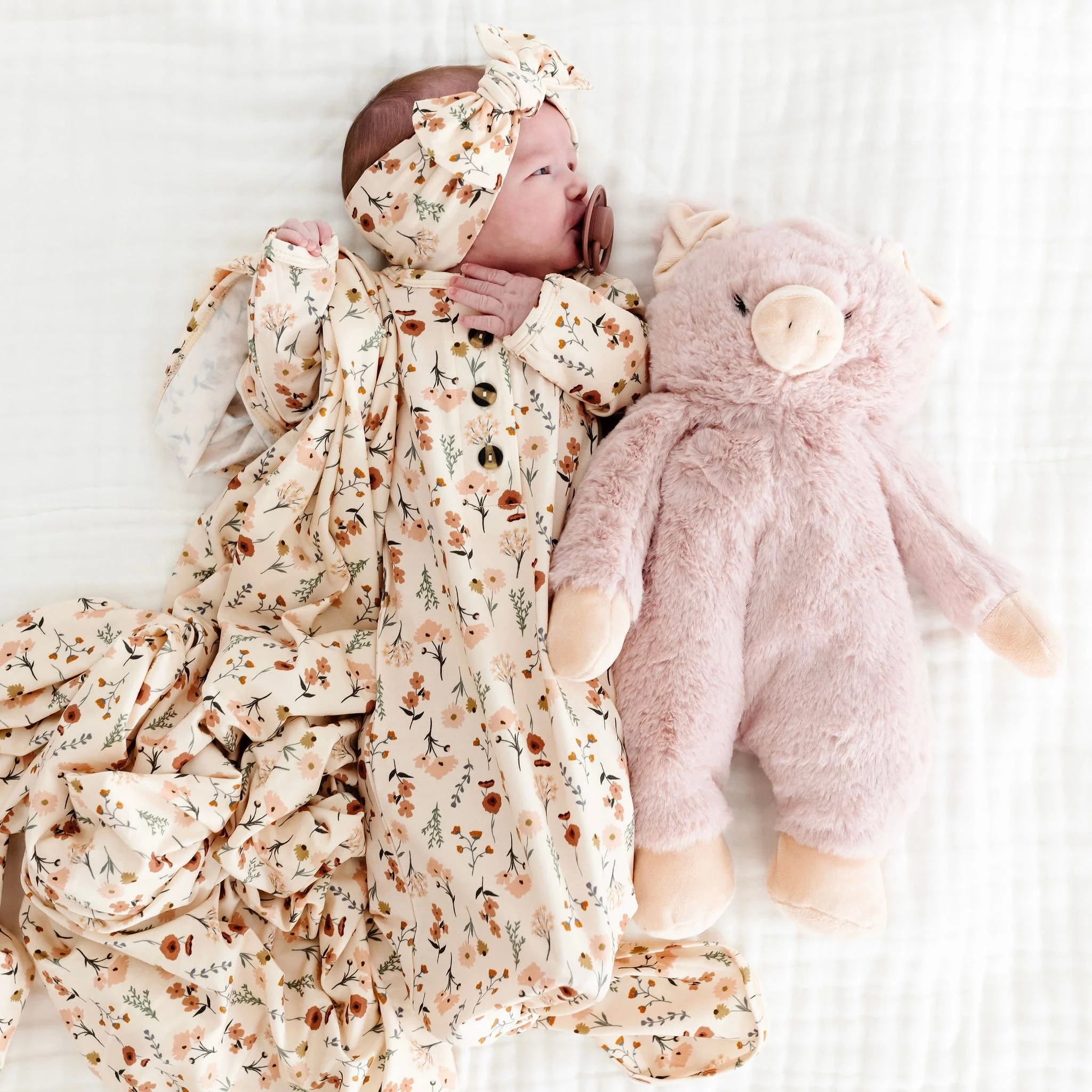 Rachel Newborn Headband Bundle (Gown) - Image 5