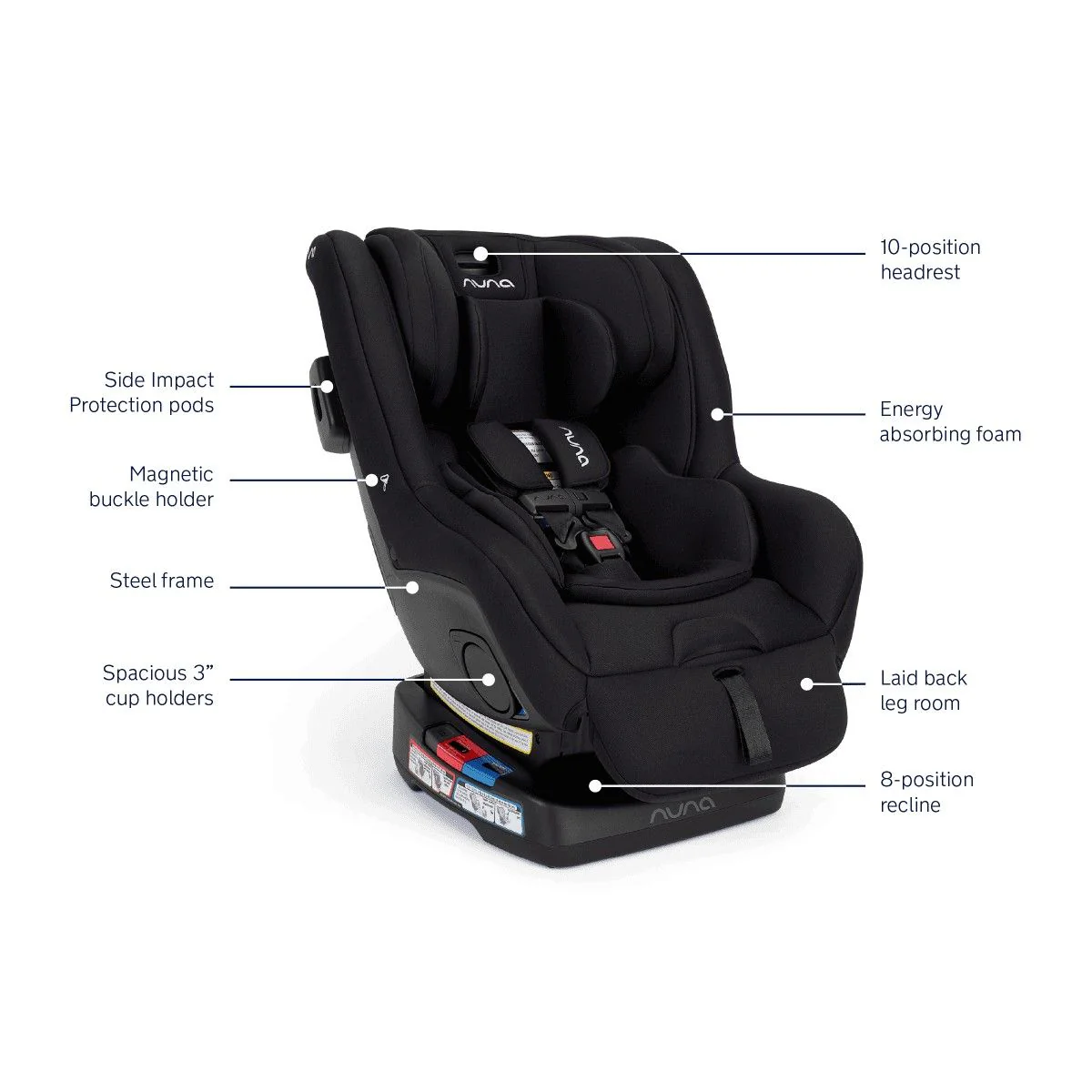 Nuna RAVA next Convertible Car Seat - Image 19