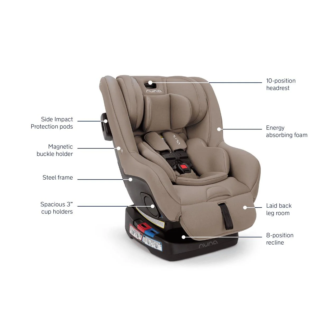 Nuna RAVA next Convertible Car Seat - Image 27