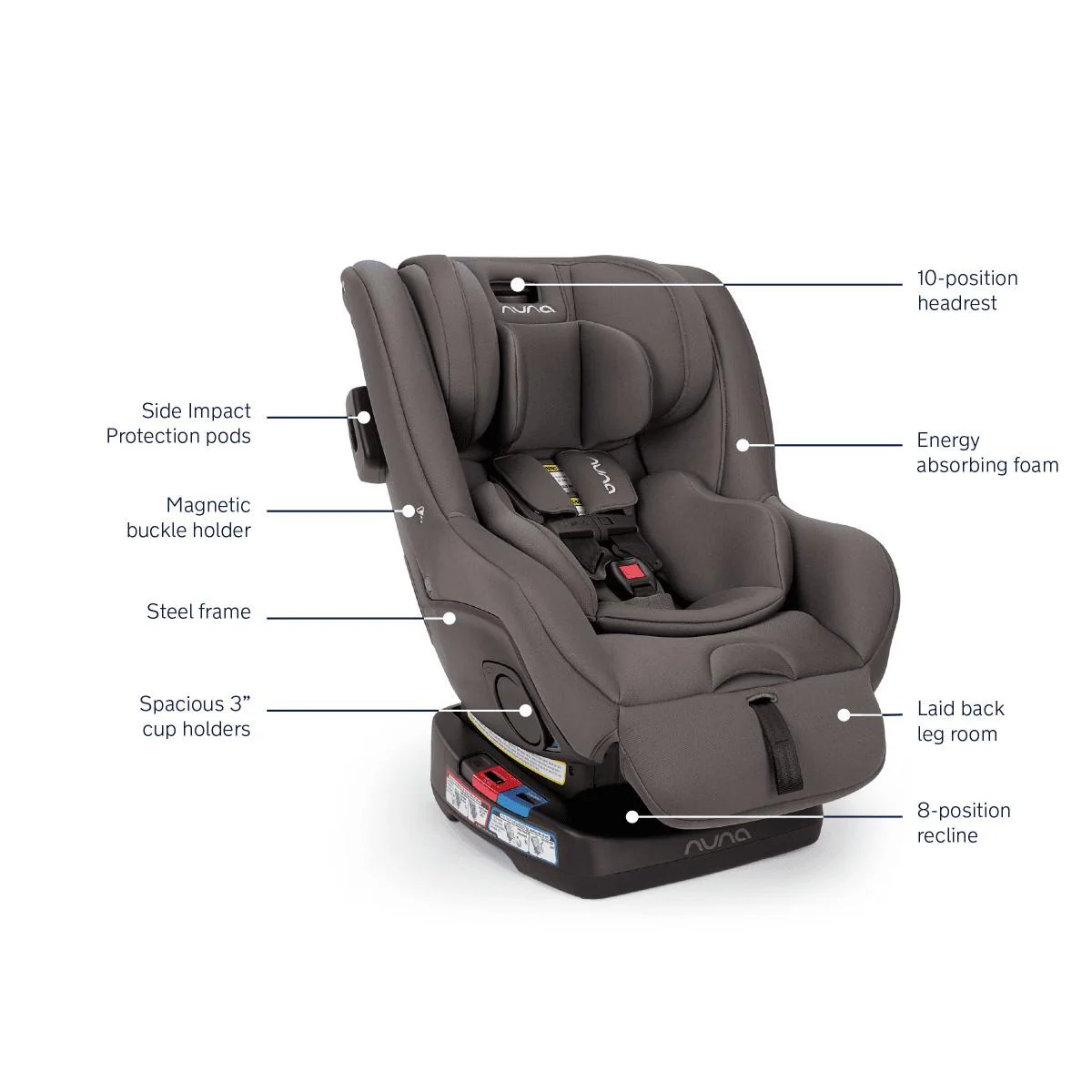 Nuna RAVA next Convertible Car Seat - Image 7