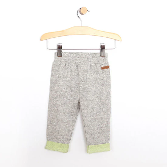 Robeez French Terry Knit Jacket + Pants - Oatmeal Brown - Image 3