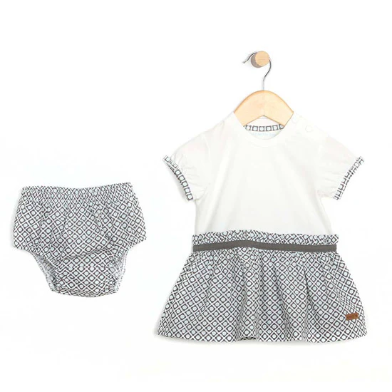 Robeez Geo Dress with Diaper Cover - Image 2