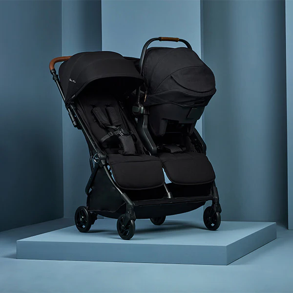 Silver Cross Jet Double Stroller – Ultra-Compact Luxury Travel Stroller for Two - Image 6
