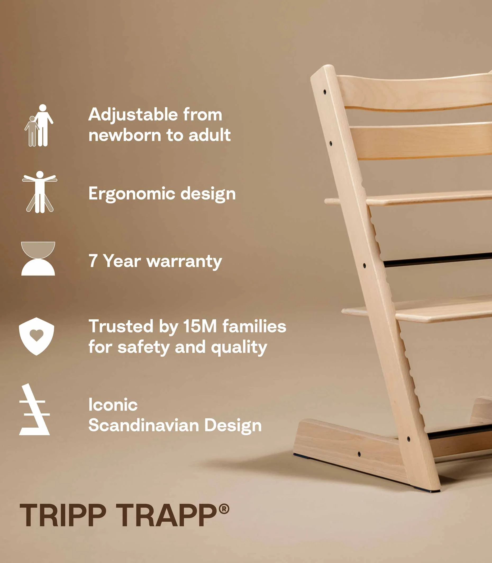 Stokke Tripp Trapp High Chair² + Newborn Set - Image 4