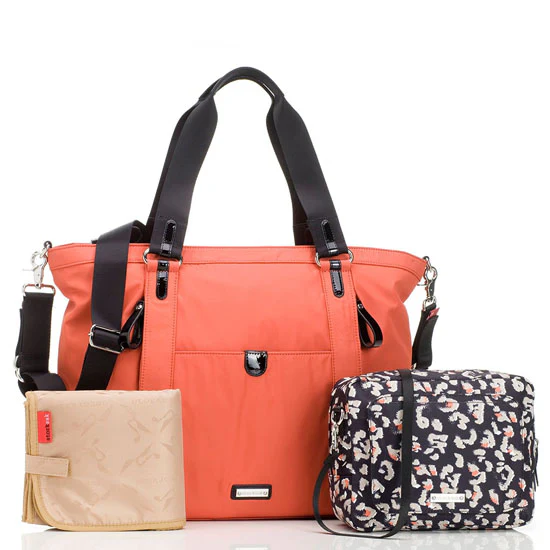 Storksak Cleo - Papaya + Mini Fix Changing Bag - Image 2