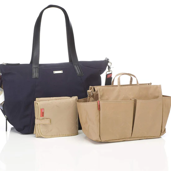 Storksak Noa Luxe Diaper Bag - Midnight Blue - Image 3
